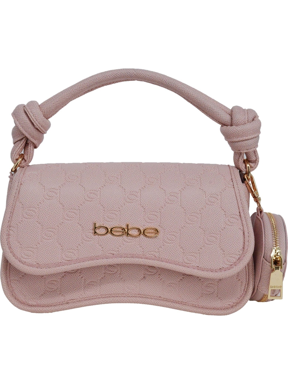 Romina Embossed Satchel with Zip Pouch